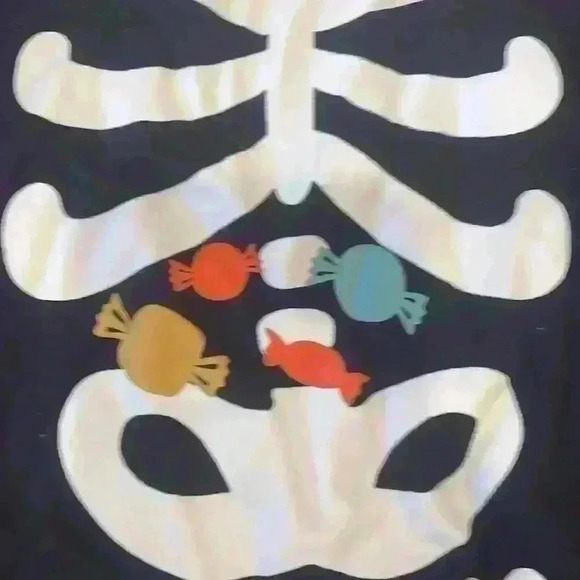 Carter’s skeleton costume one piece size 3 months Halloween - Picture 3 of 4